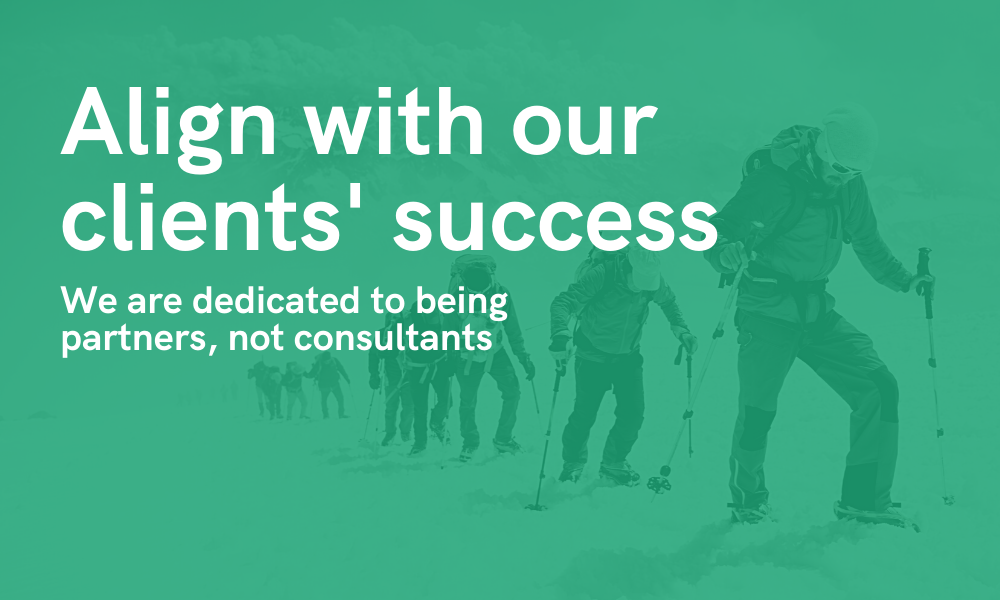 Align with our clients' success