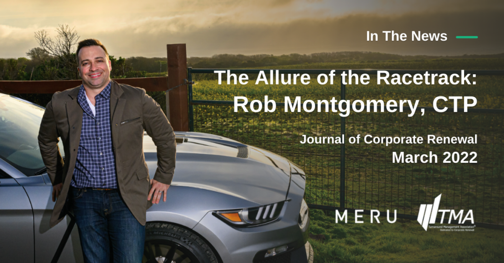 MERU Rob Montgomery Feature in TMA JCR