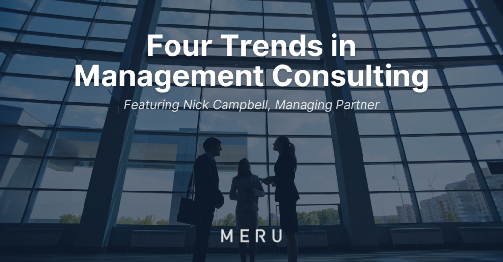 Four Trends in Management Consulting Video Thumbnail